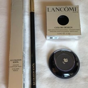 Lancome Le Crayon Kohl Black Eyeliner Pencil and Successorize (Matte) Eyeshadow